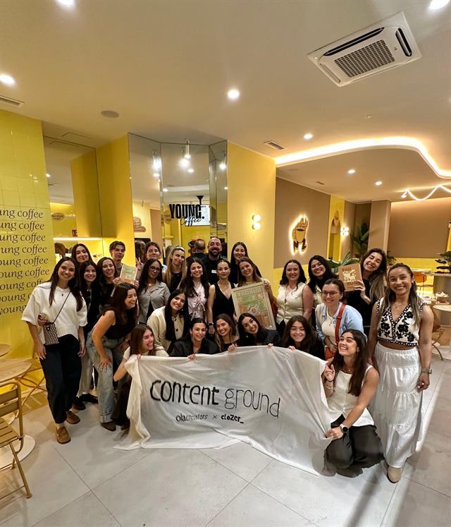 La comunidad de creadores de Ola en un evento Content Ground